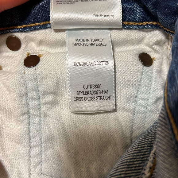 Agolde Criss Cross Straight in Range - Picture 8 of 8